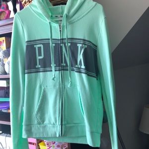 PINK zip up hoodie